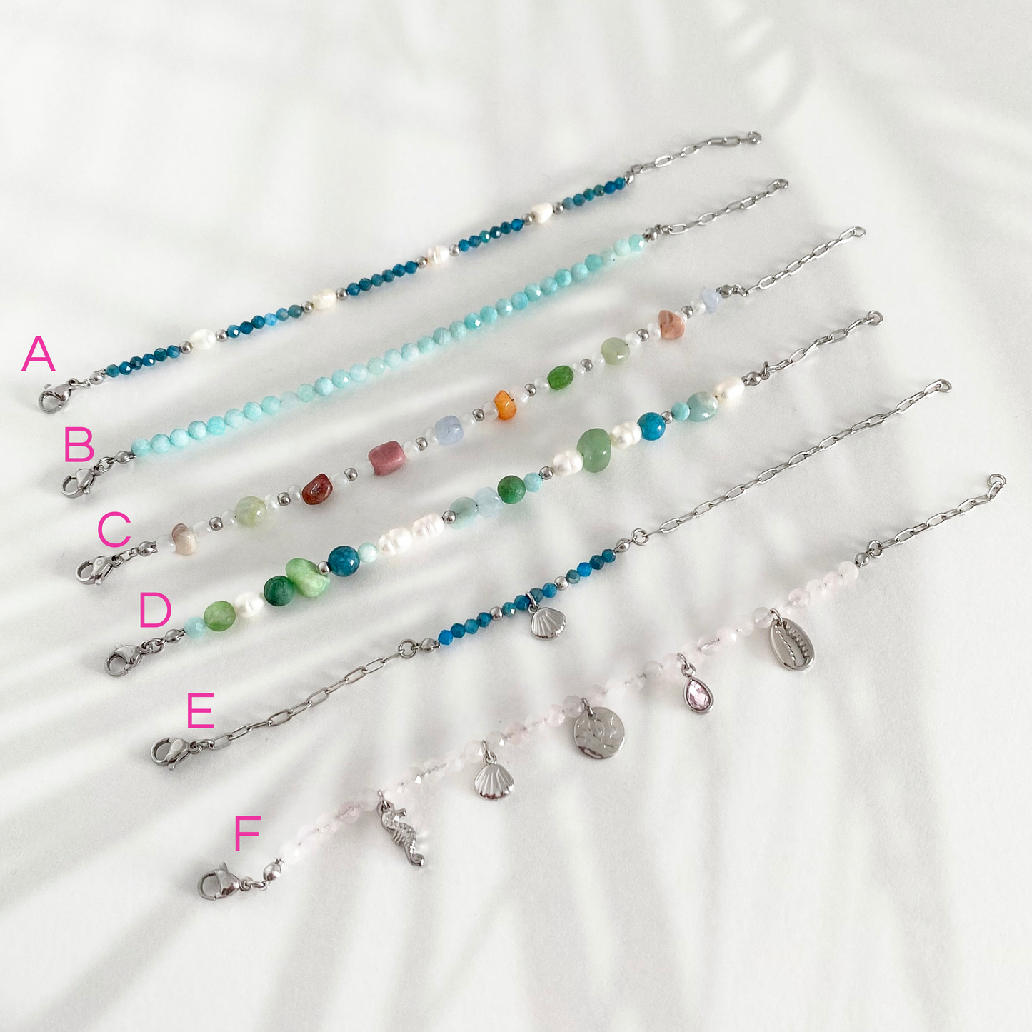 Summery – bracelets argent