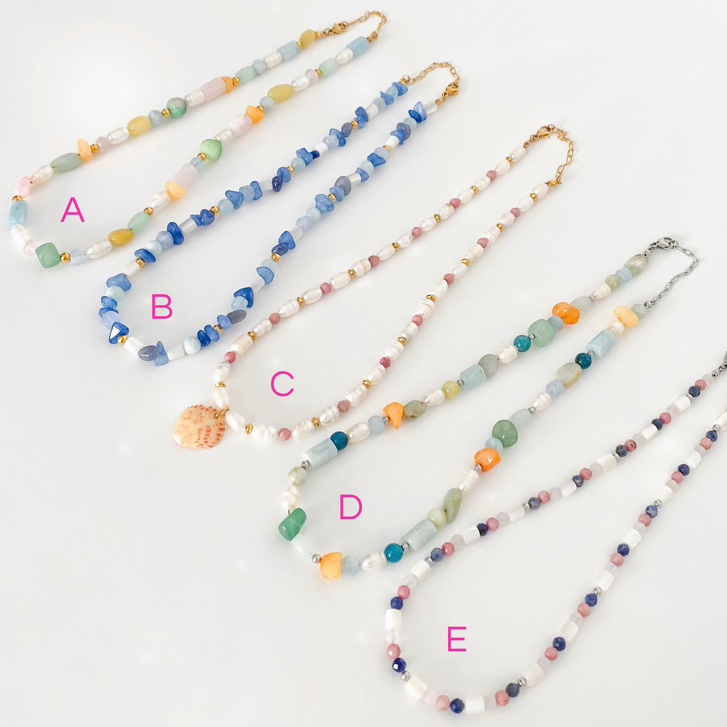 Summery – colliers en pierres