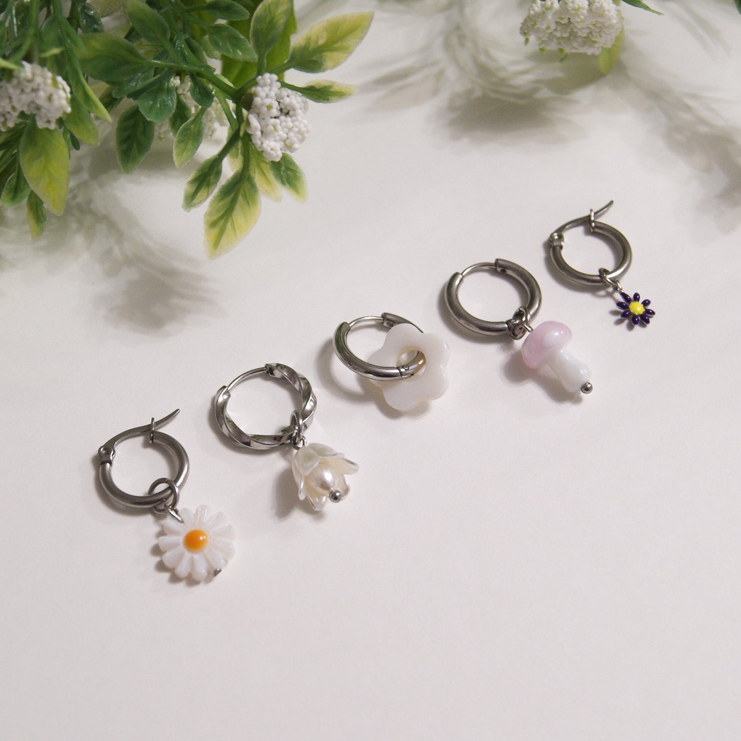 Floraison - anneaux argent