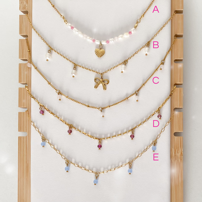 Étincelant - colliers spéciaux or