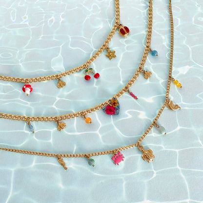 Charming summer – colliers à charms or