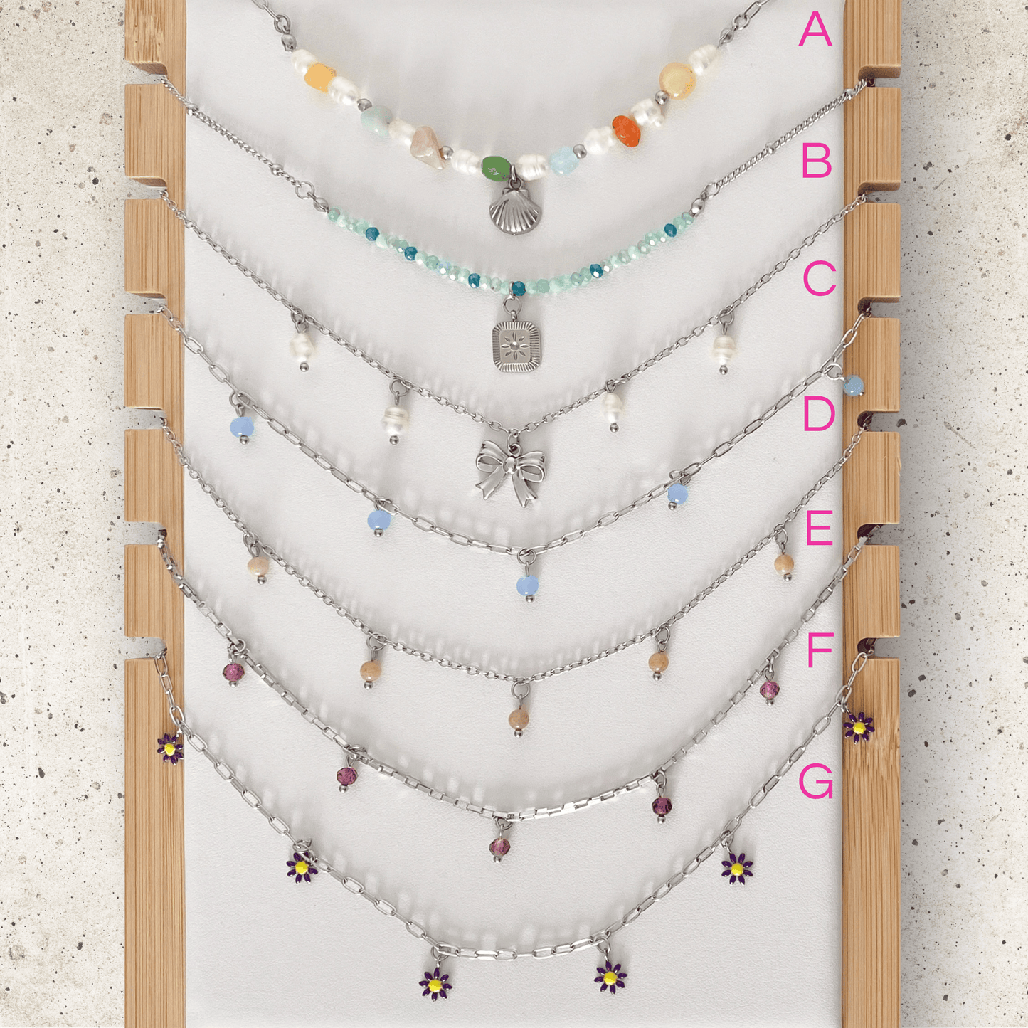 Étincelant - colliers spéciaux argent