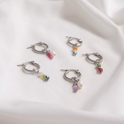 Colorful - anneaux argent