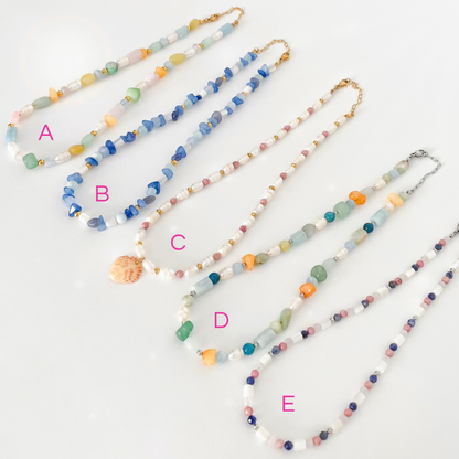 Summery – colliers en pierres