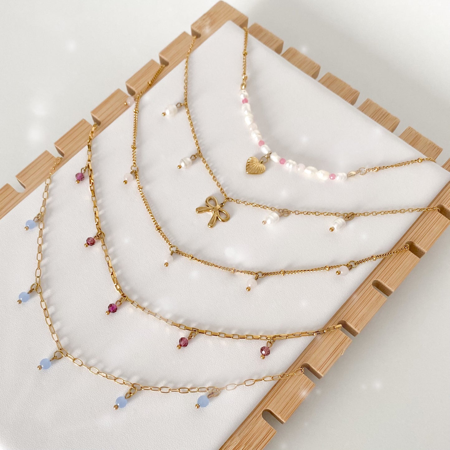 Étincelant - colliers spéciaux or