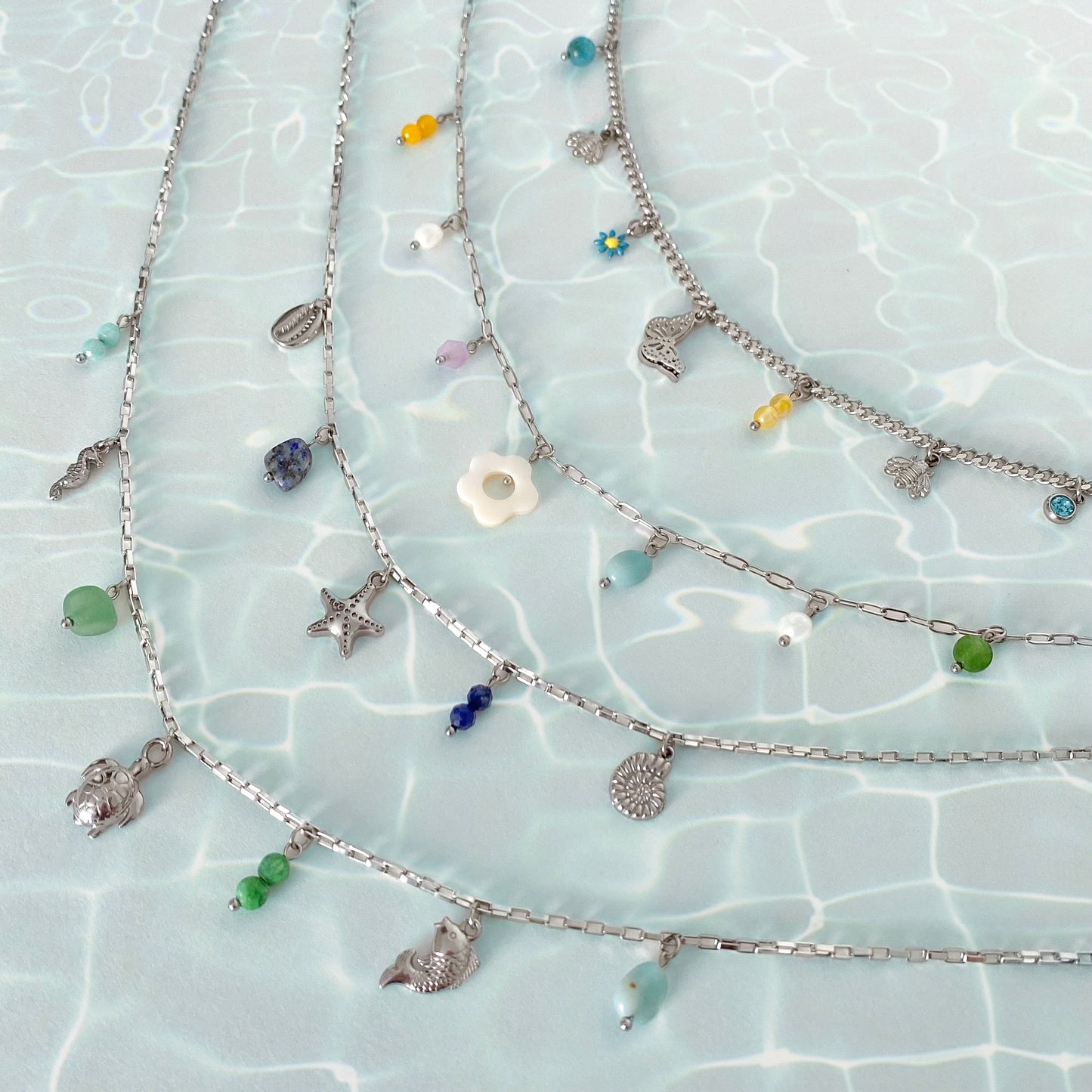 Charming summer – colliers à charms argent