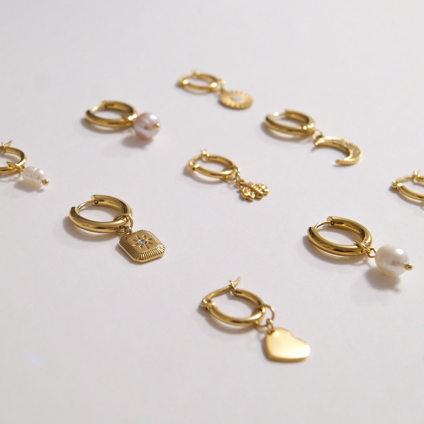 Beauté simple - anneaux or