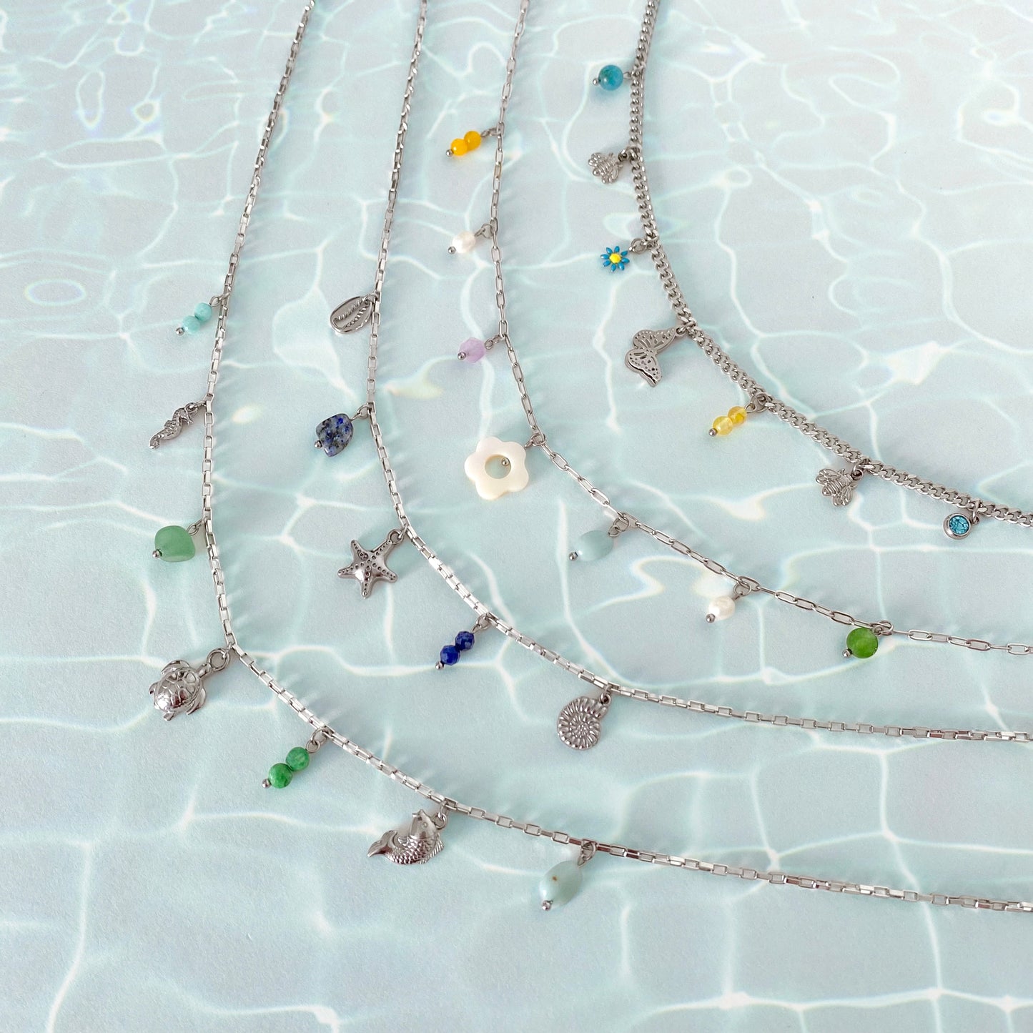 Charming summer – colliers à charms argent