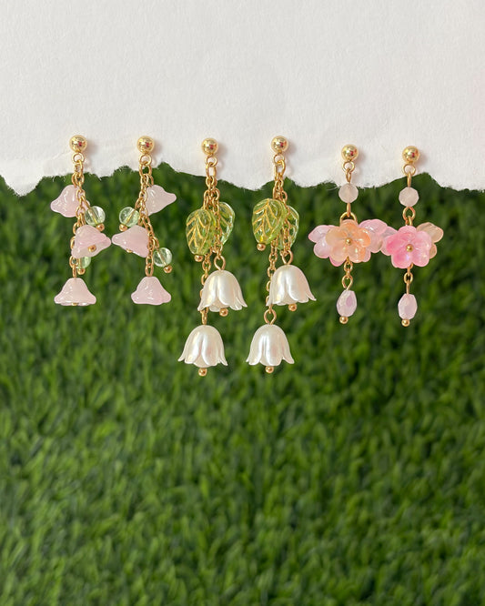 Jardin magique - clous d'oreilles